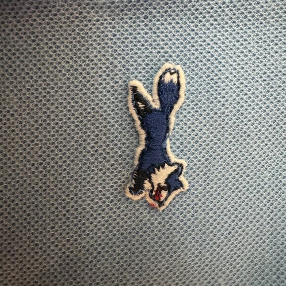 1980s The Fox Light Blue Junior's Shirts | Feels like cotton | Women’s Med - Picture 2 of 4